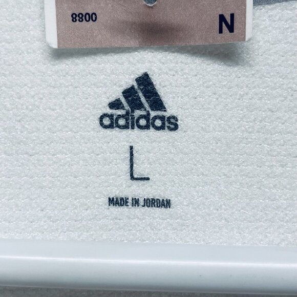 Adidas Shirt Size L Mens Techfit Primeknit White Football Jersey Training New - Picture 3 of 9